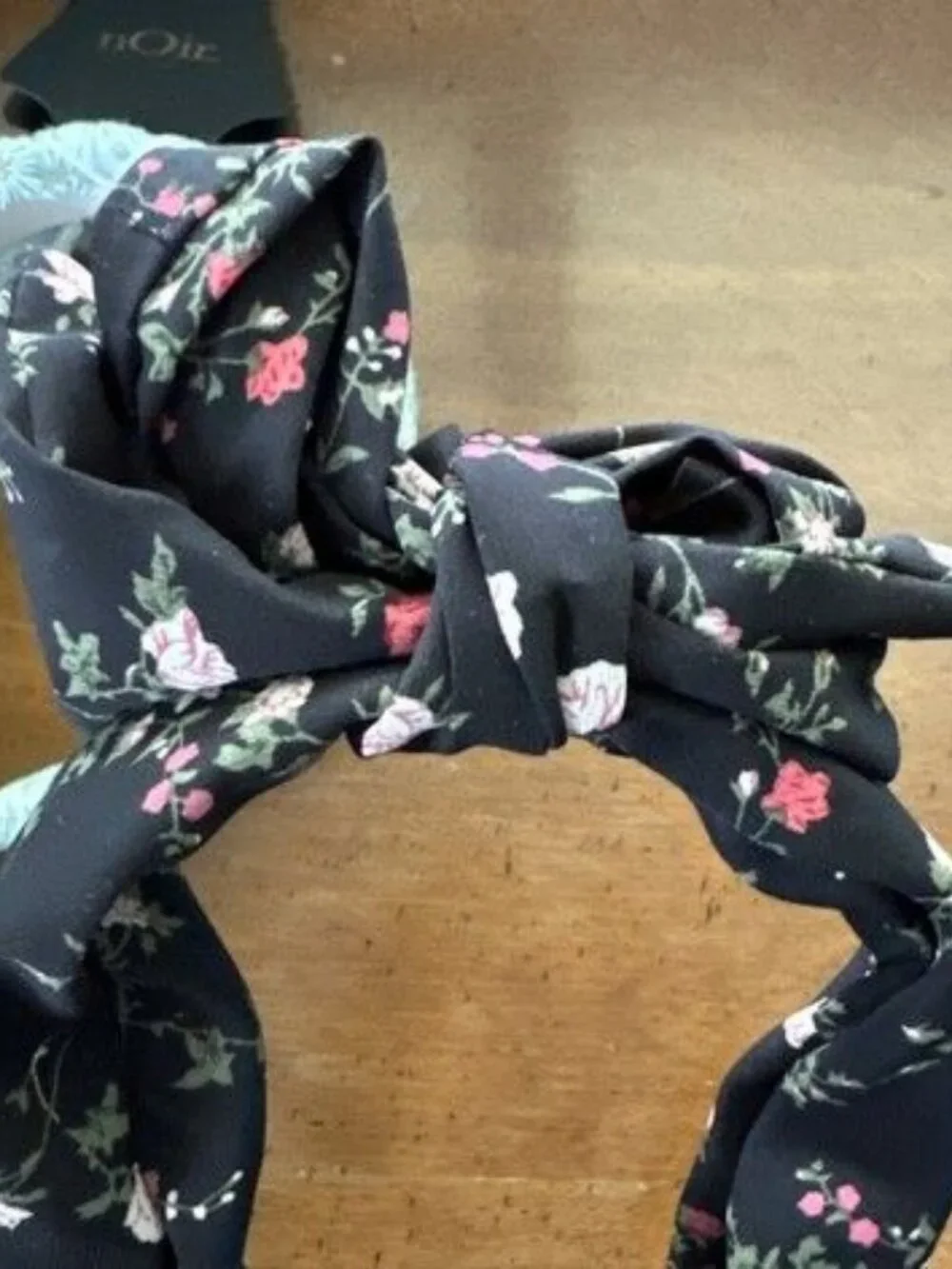 Headband Lot Pink Black Floral Lace Gingham